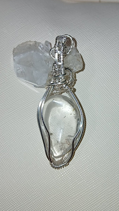 Clear Crystal Quartz Pendant